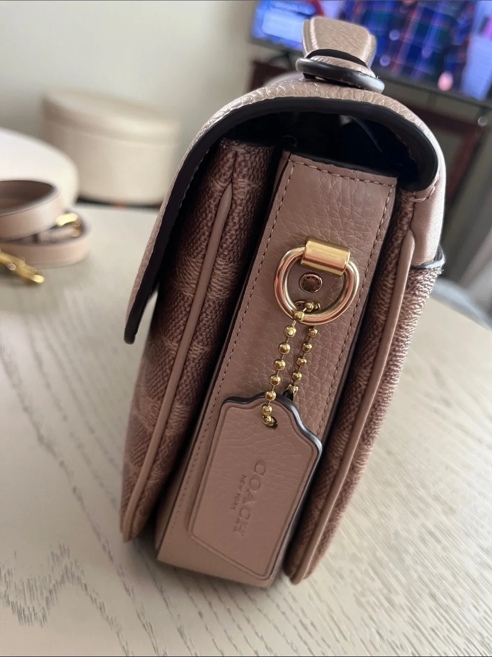 Coach Cassie Crossbody Special Edition / Taupe Canvas - Picture 4 of 15